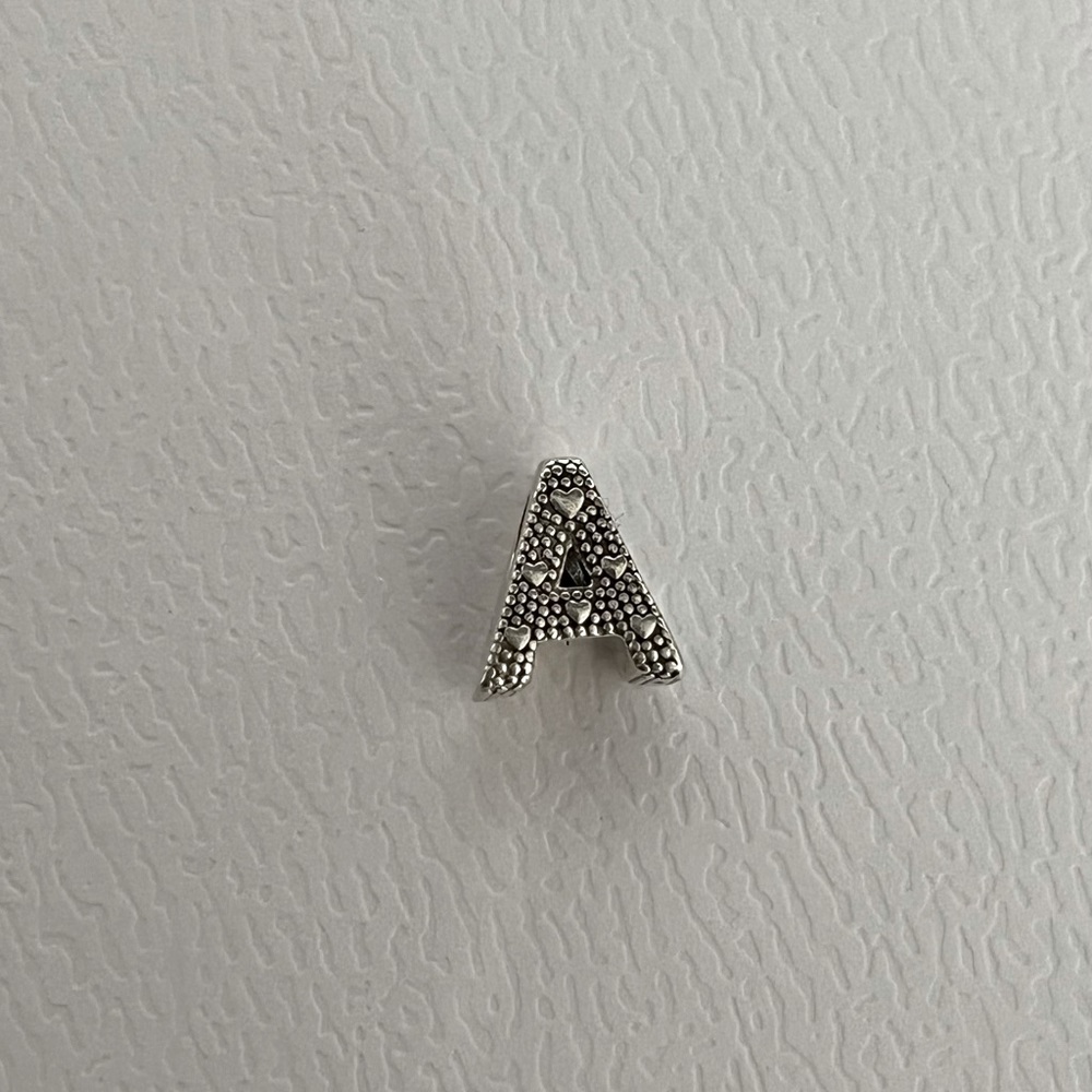 Pandora letter “A” charm